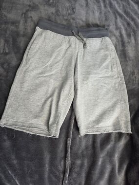 Seven Oaks Gray Sweatshorts with Elastic Waistband